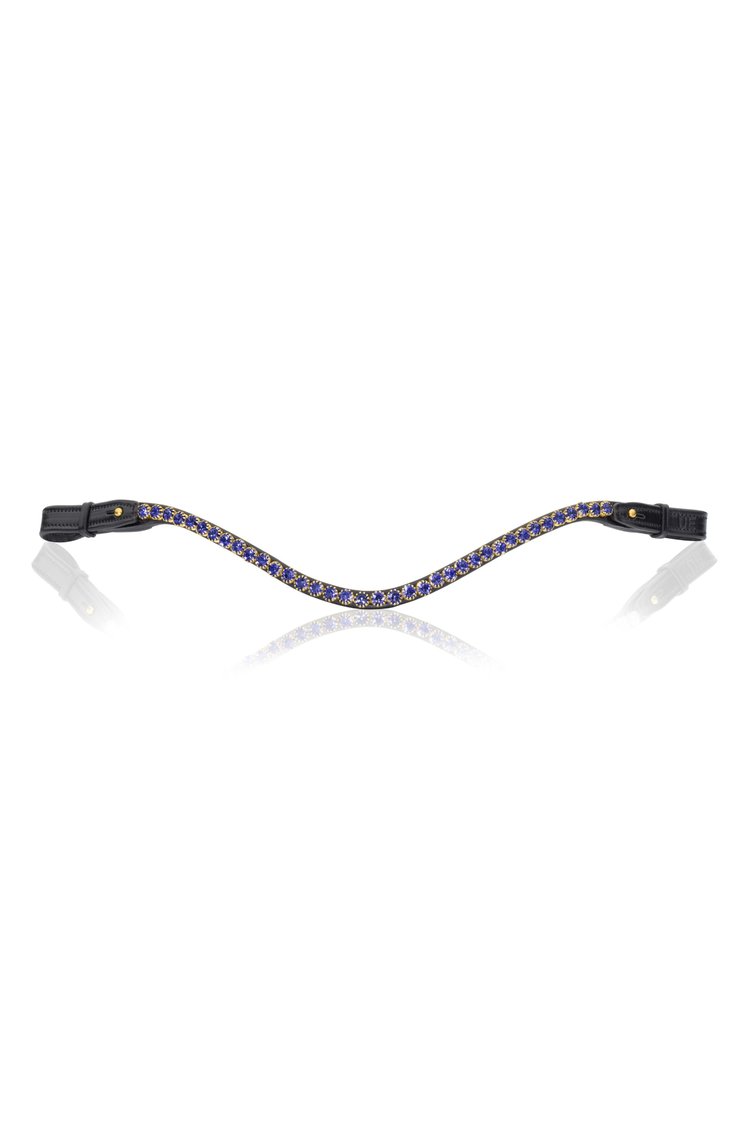 Elegant Browband, sapphire