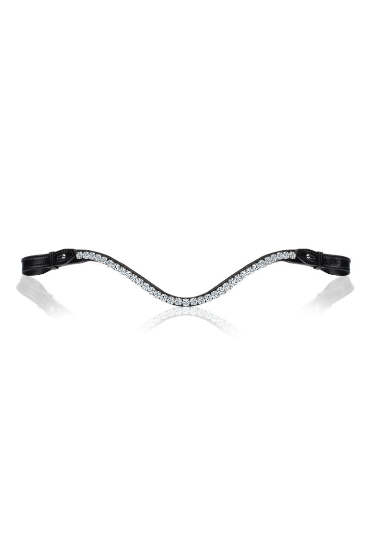 Solitaire browband, clear